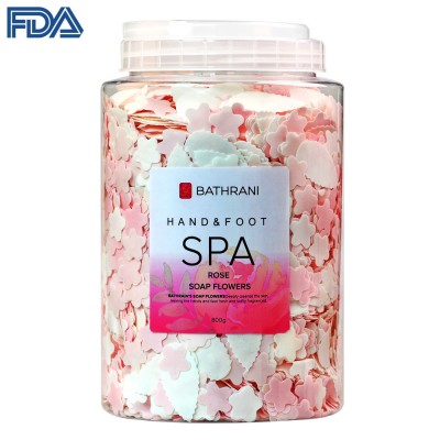 Instagram popular body Bath Soap Flower Confetti paper soap for traveling